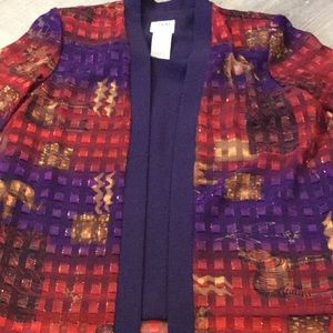 Karen Kwang …Elegant Sheer Top with Under Top